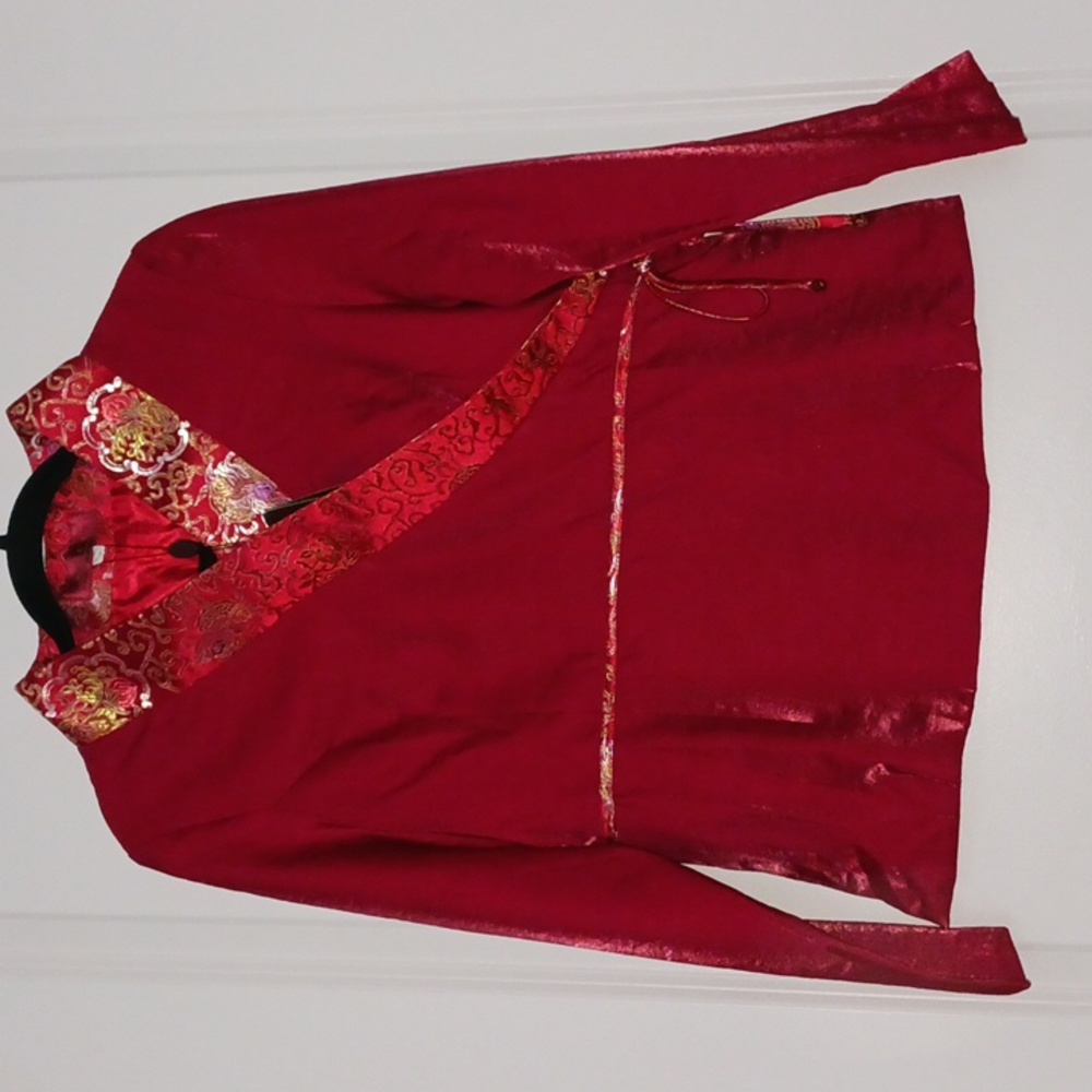 NWT XinShanMingHua - Red-Floral Blazer